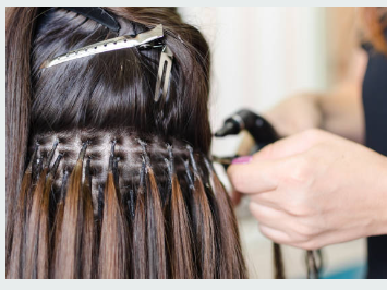 How to Tie Your Hair Up with Tape Extensions