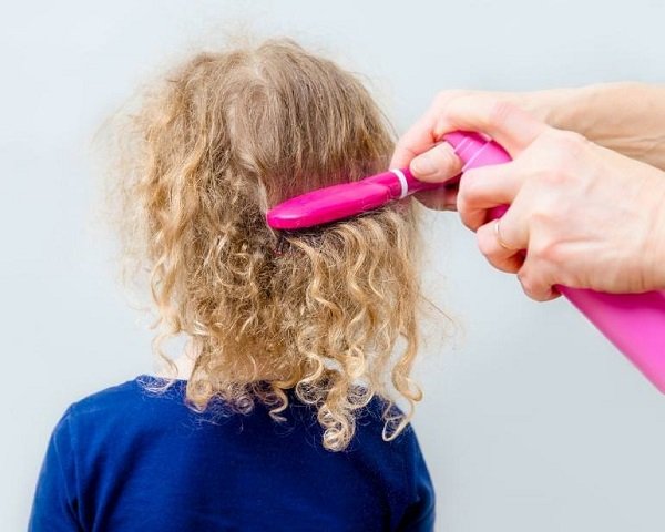 take care of little girl hair 
