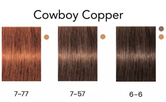 For the cowboy copper hair formula:
