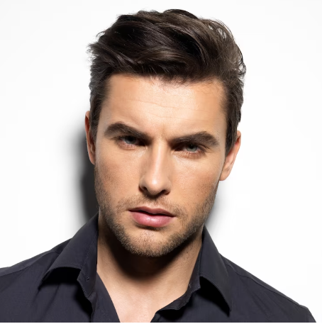 Round Face Haircut for Men